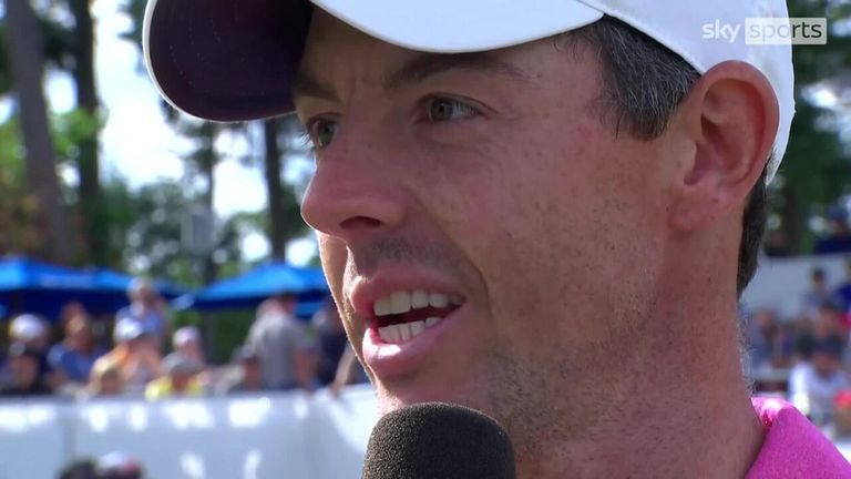 Rory McIlroy appeared to take a dig at LIV Golf CEO Greg Norman after he surpassed the Australian's number of PGA Tour wins with his 21st title at the Canadian Open