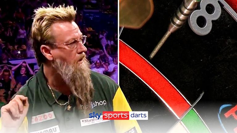 Australia came within a width of a wire from hitting an historic pairs nine-darter