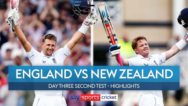 Highlights of day three of the second Test between England and New Zealand from Trent Bridge