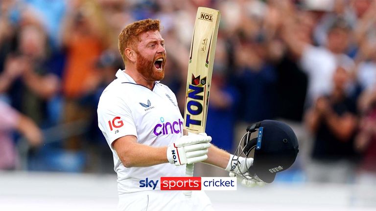 A look at the highlights of Jonny Bairstow's brilliant century in the third Test against New Zealand