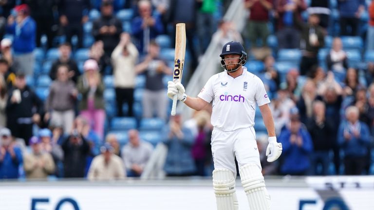 In-form Jonny Bairstow reached 50 on the fifth day of the third Test against New Zealand - England's second-fastest half-century