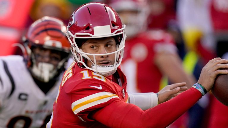 Patrick Mahomes and the Kansas City Chiefs struggled badly in the second half after a three-TD display in the first
